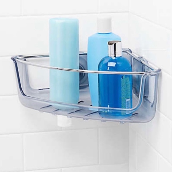 Oxo Good Grips Stronghold Suction Corner Basket Shower Organizer - Picture 1 of 11
